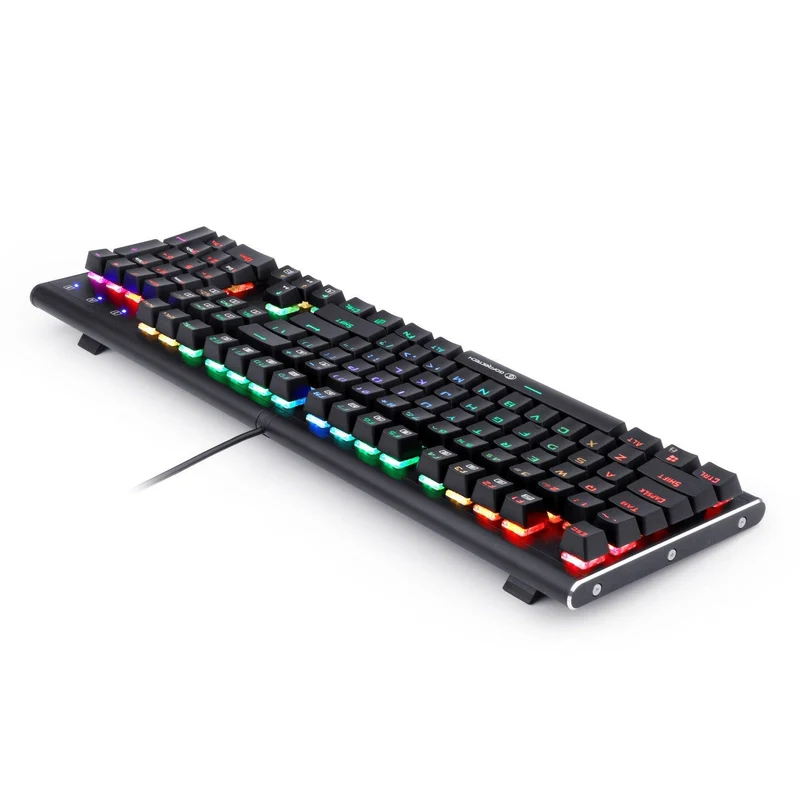 Gofreetech MK700 104-KEYS RGB Mechanical Gaming Keyboard (Brown Switch) + GFT M006 Wireless Optical Mouse Bundle