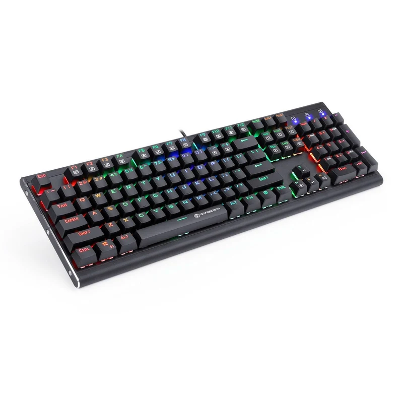 Gofreetech MK700 104-KEYS RGB Mechanical Gaming Keyboard (Brown Switch) + GFT M006 Wireless Optical Mouse Bundle