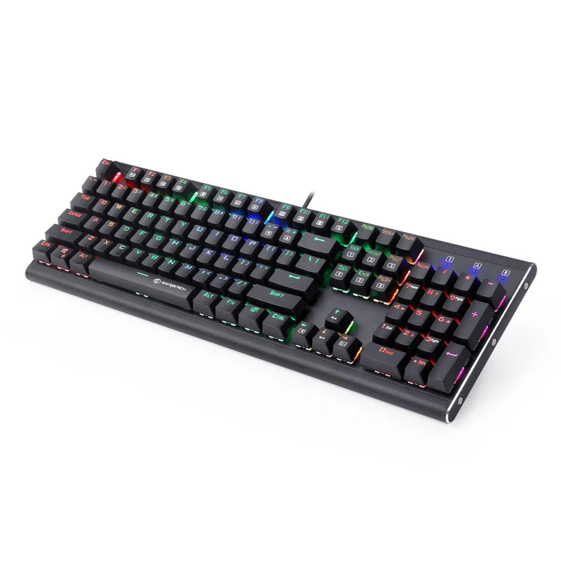 Gofreetech MK700 104-KEYS RGB Mechanical Gaming Keyboard (Brown Switch) + GFT M006 Wireless Optical Mouse Bundle