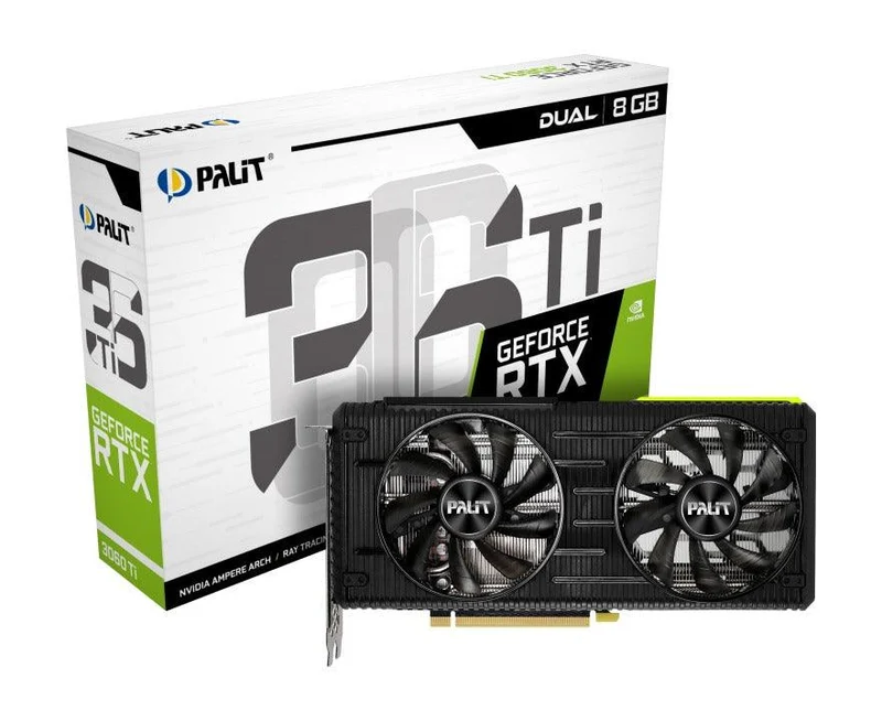 Palit GeForce RTX 3060 TI Dual 8GB GDDR6 Graphics Card