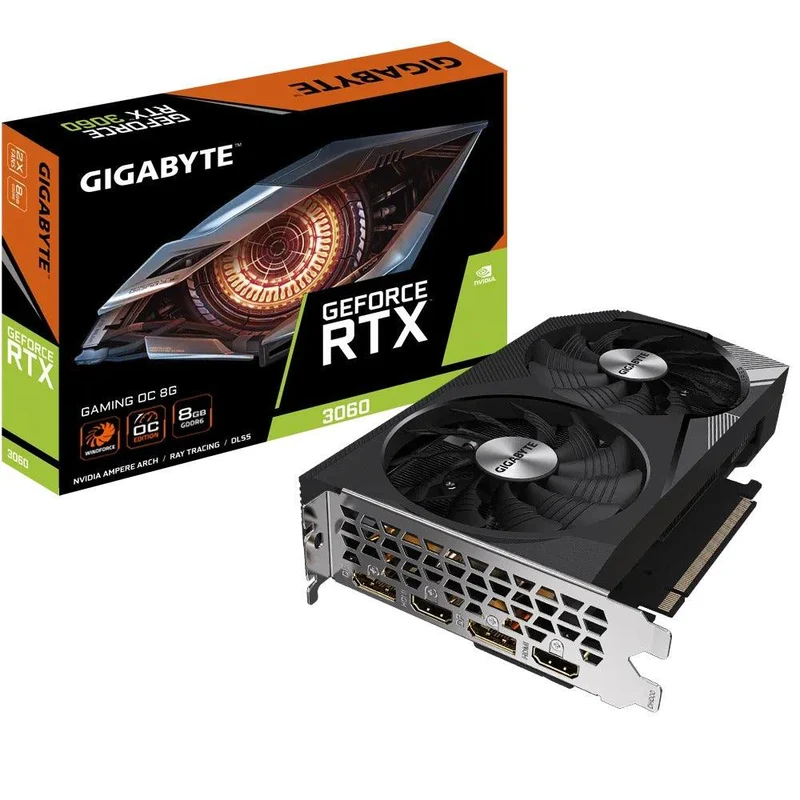 Gigabyte GeForce RTX 3060 Gaming OC 8G GDDR6 Graphics Card