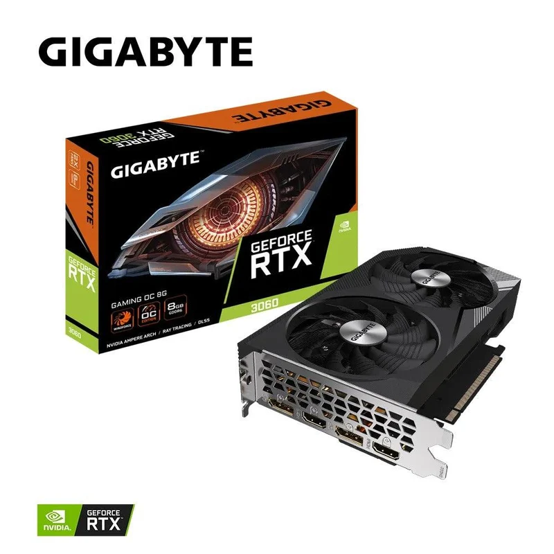 Gigabyte GeForce RTX 3060 Gaming OC 8G GDDR6 Graphics Card