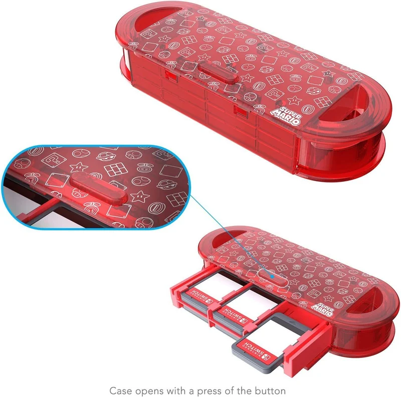 NSW PDP Secure Game Case Mario Edition 6 Cartridges (500-032)