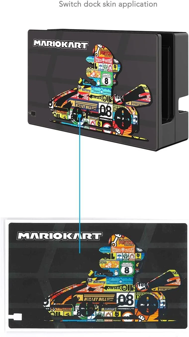 NSW PDP Play & Protect Skins Mario Kart Edition (500-057)