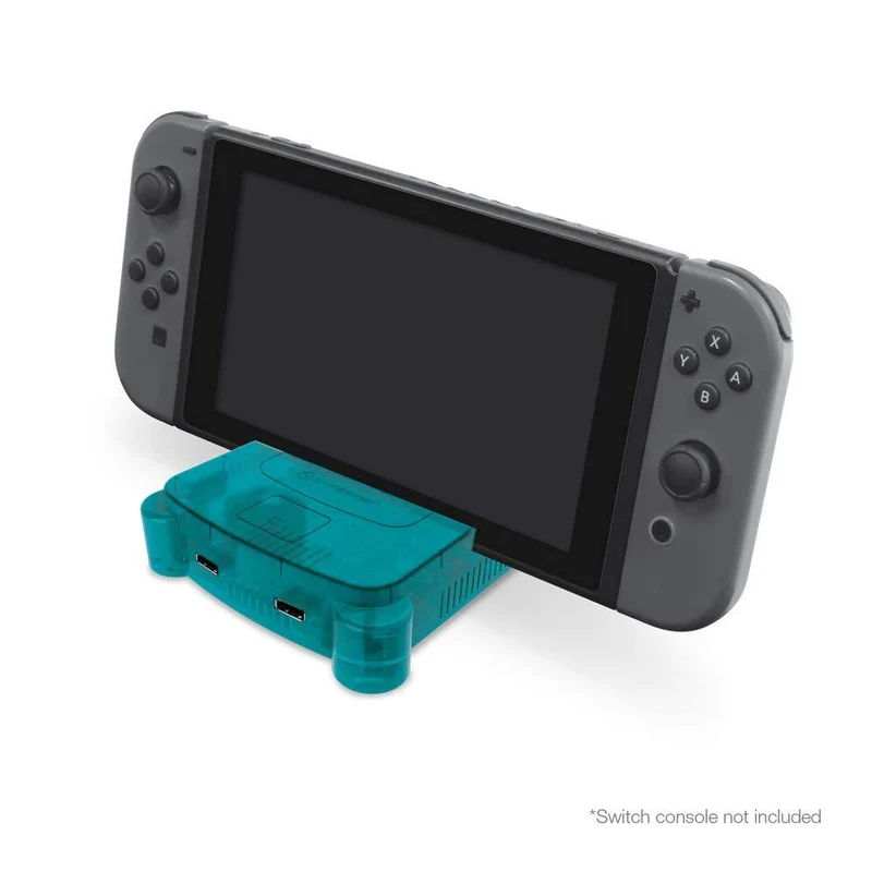 NSW Hyperkin Retron S64 Console Dock For Switch Translucent Blue (M07390-TQ)