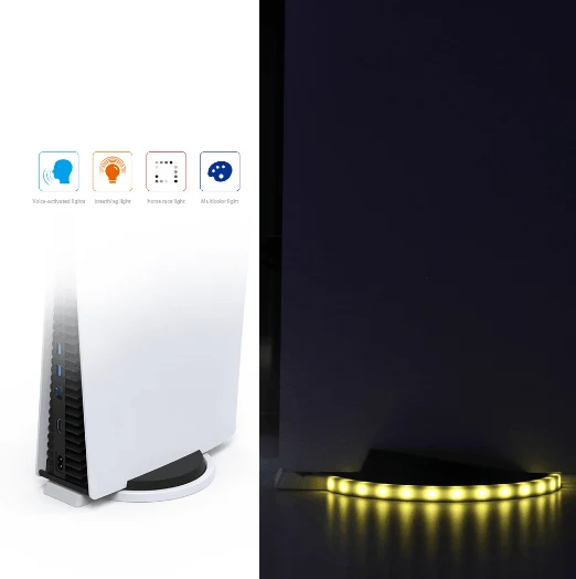 PS5 Dobe Atmosphere Lamp Base (White) TP5-1562B
