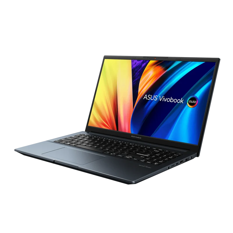 Asus Vivobook Pro 15 OLED M6500QE-MA013WS Laptop (Quiet Blue) | 15.6" 2.8K | Ryzen™ 7 5800H | 16GB DDR4 | 512 GB SSD | RTX™ 3050 Ti | Windows 11 Home | MS Office Home & Student 2021 | ASUS BP1504 Casual Backpack