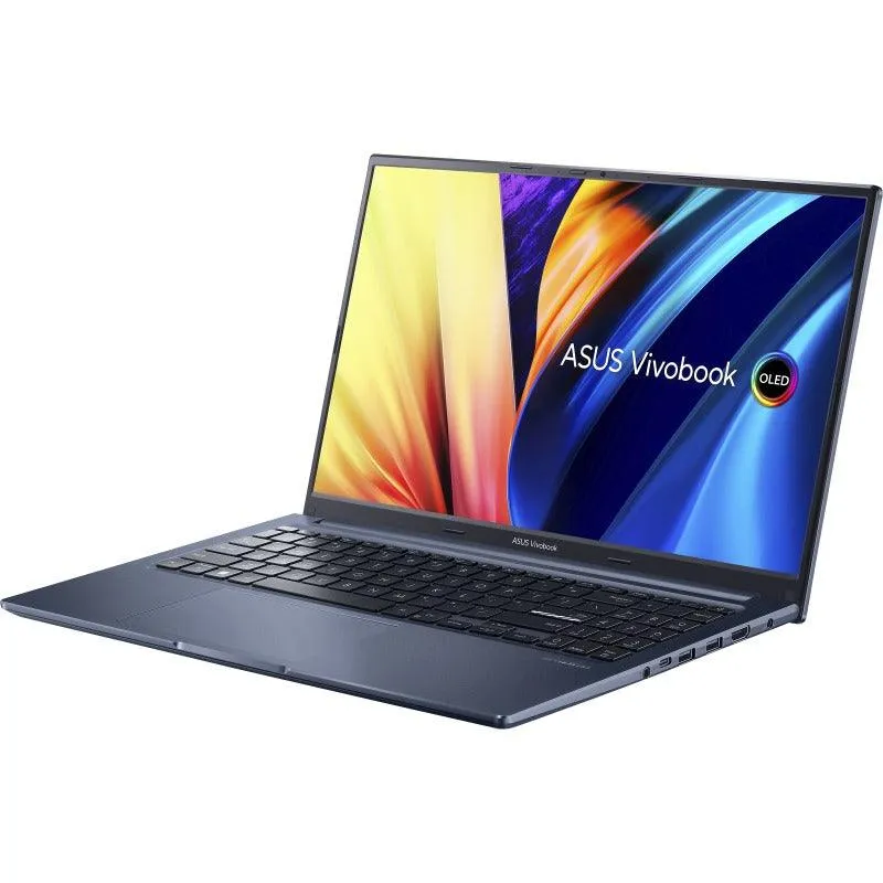 ASUS Vivobook 15X OLED M1503IA-L1071WS Laptop (Quiet Blue) | 15.6" FHD OLED | Ryzen™ 5 4600H | 8GB DDR4 | 512GB SSD | AMD Radeon™ Graphics | Windows 11 Home | MS Office Home & Student 2021 | ASUS BP1504 Casual Backpack