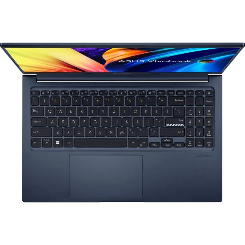 ASUS Vivobook 15X OLED M1503IA-L1071WS Laptop (Quiet Blue) | 15.6" FHD OLED | Ryzen™ 5 4600H | 8GB DDR4 | 512GB SSD | AMD Radeon™ Graphics | Windows 11 Home | MS Office Home & Student 2021 | ASUS BP1504 Casual Backpack