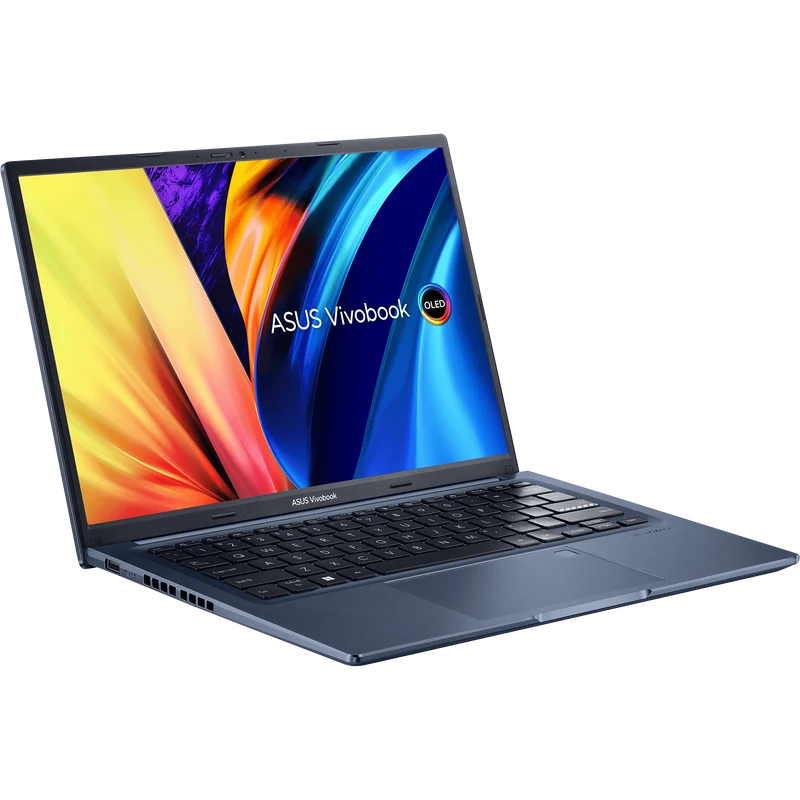 Asus Vivobook 14X OLED X1403ZA-KM116WS Laptop (Quiet Blue) | 14" 2.8K | i5-12500H | 8 GB RAM DDR4 | 512 GB SSD | Intel UHD Graphics | Windows 11 Home | MS Office Home & Student 2021 | Asus BP1504 Casual Backpack