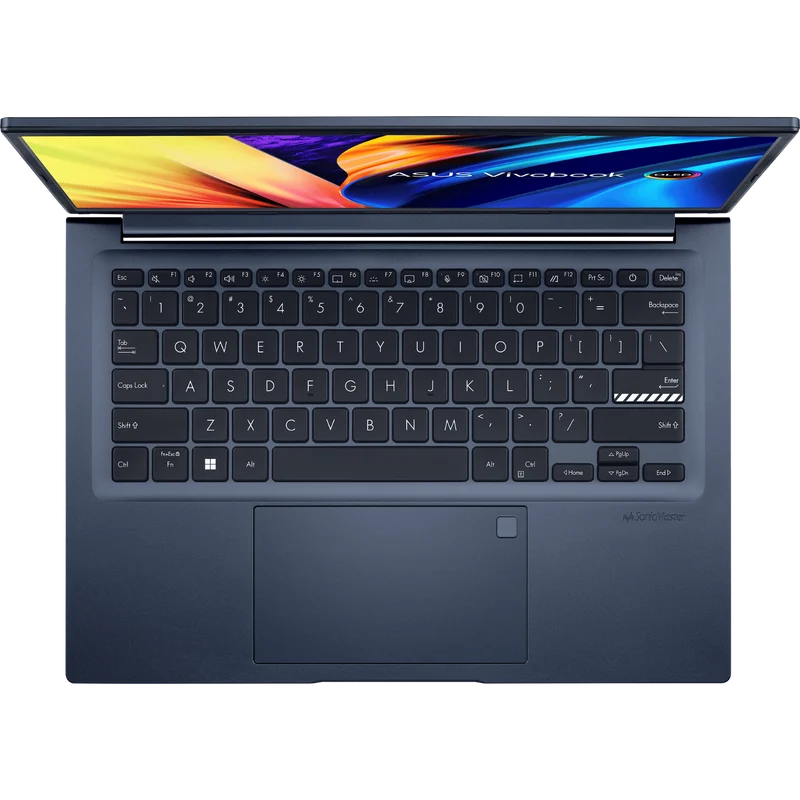Asus Vivobook 14X OLED X1403ZA-KM116WS Laptop (Quiet Blue) | 14" 2.8K | i5-12500H | 8 GB RAM DDR4 | 512 GB SSD | Intel UHD Graphics | Windows 11 Home | MS Office Home & Student 2021 | Asus BP1504 Casual Backpack