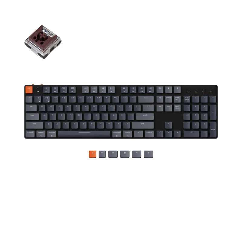 Keychron K5 SE Optical Hot-Swappable Wireless Mechanical Keyboard (Brown Switch) (K5SE-E3)