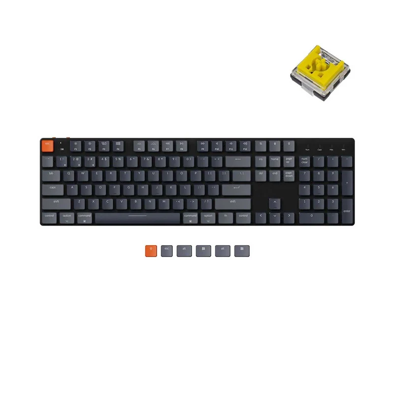 Keychron K5 SE Optical Hot-Swappable Wireless Mechanical Keyboard (Banana Switch) (K5SE-E4)