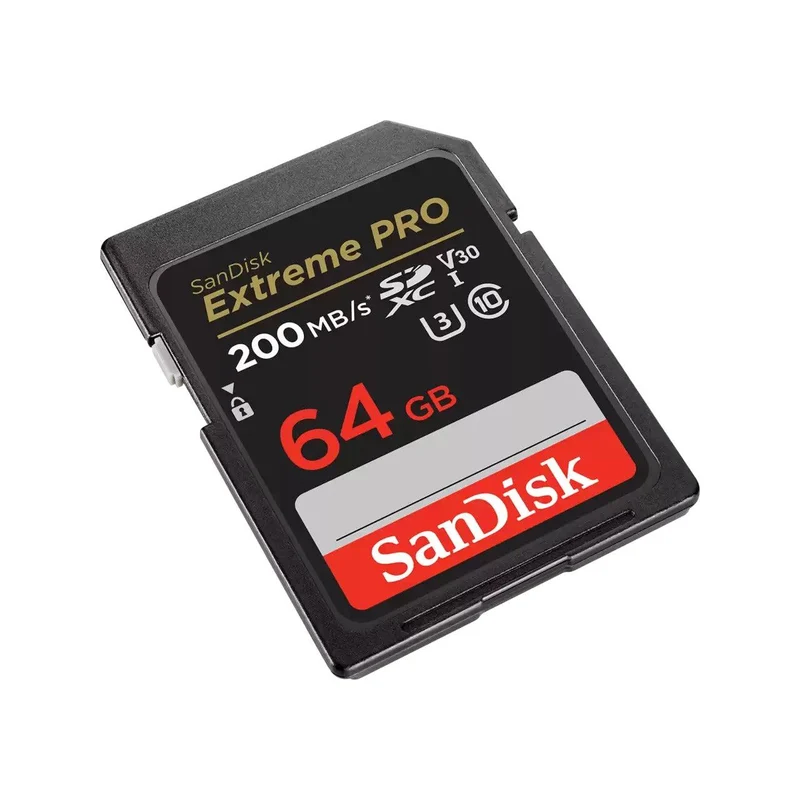 Sandisk Extreme Pro 64GB 200MB/S SDXC UHS-I Card (SDSDXXU-064G-GN4IN)