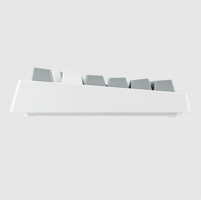 Tecware Phantom+ Elite 87-Keys RGB Wireless/Wired White Mechanical Keyboard (Pre-Lubed Wraith Pink Linear Switches)