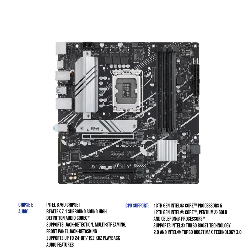 Asus Prime B760M-A D4 Motherboard