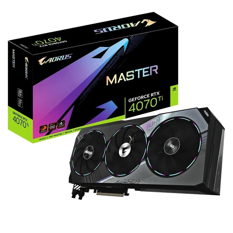 Gigabyte Aorus GeForce RTX 4070 Ti Master 12G GDDR6X Graphics Card