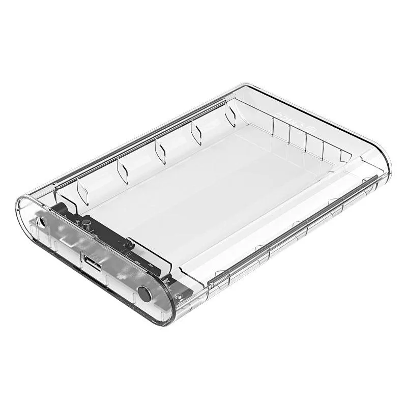Orico 3.5 Inch USB 3.0 External Hard Drive Enclosure (Transparent) (3139U3/C3)