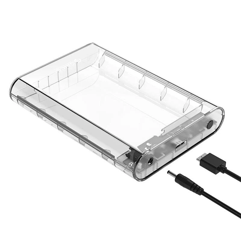 Orico 3.5 Inch USB 3.0 External Hard Drive Enclosure (Transparent) (3139U3/C3)