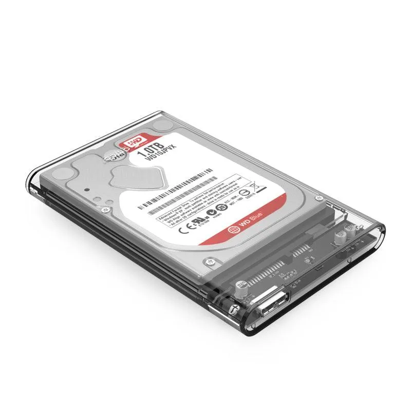 Orico 2.5 Inch USB 3.0 Hard Drive Enclosure (Transparent) (2139U3)