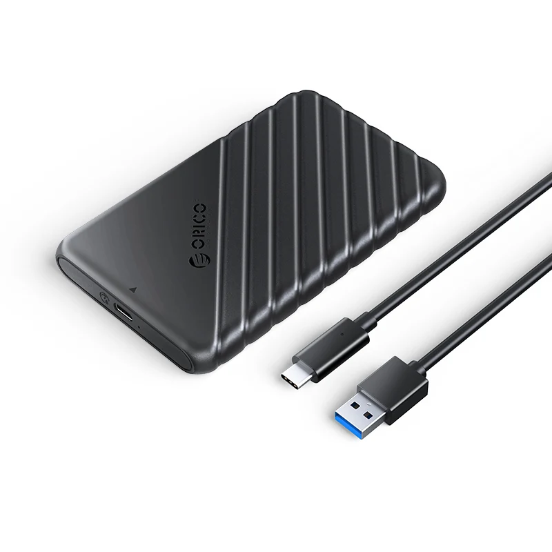 Orico 25PW1-C3 2.5 Inch USB 3.1 Gen1 Type-C Hard Drive Enclosure (Black)