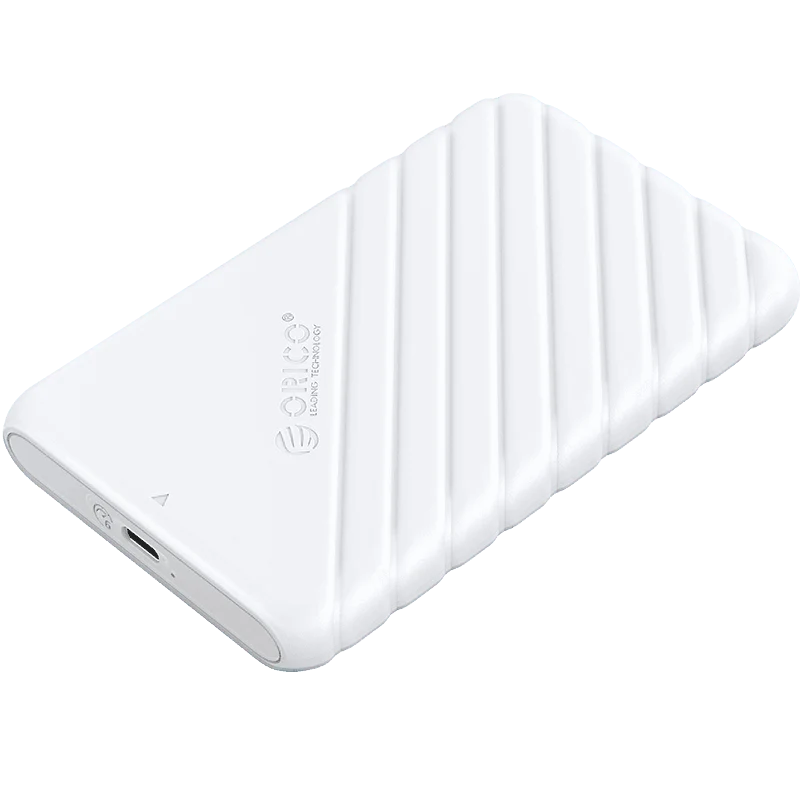 Orico 25PW1-C3 2.5 Inch USB 3.1 Gen1 Type-C Hard Drive Enclosure (White)