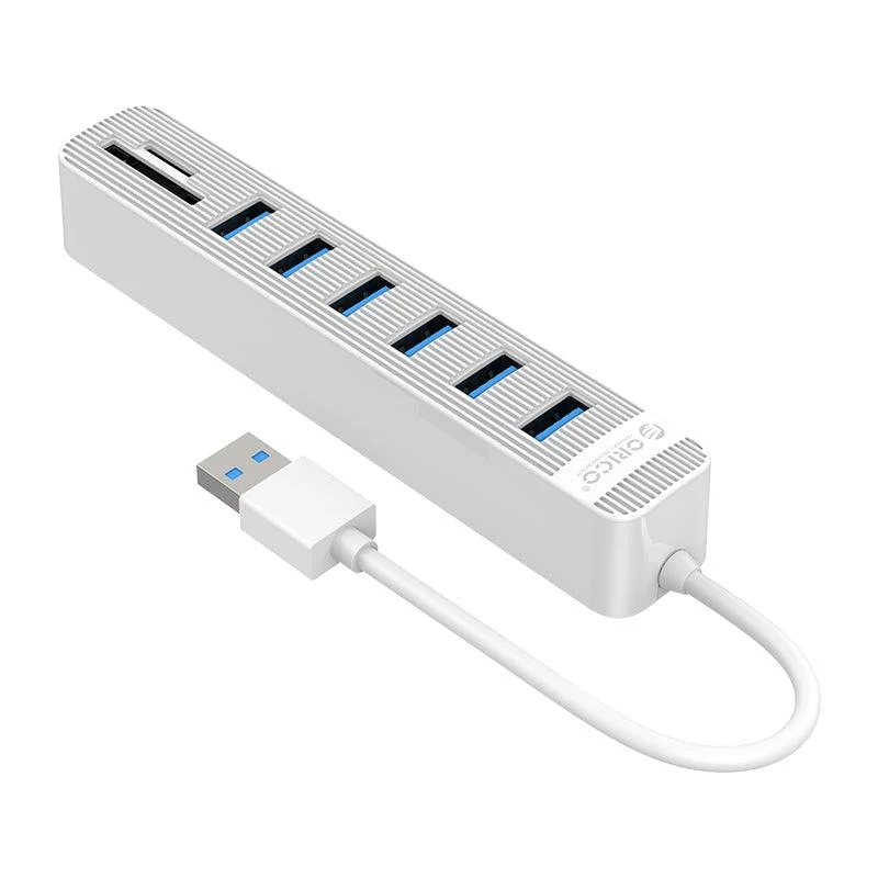 Orico 6-Port USB Hub With Card Reader (TWU32-6AST)