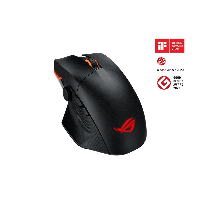 Asus ROG Chakram X Origin Wireless RGB Gaming Mouse (Translucent Black & Silver)