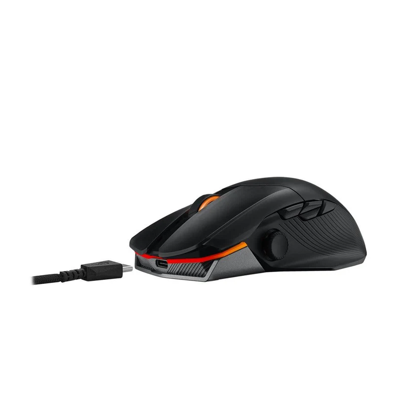 Asus ROG Chakram X Origin Wireless RGB Gaming Mouse (Translucent Black & Silver)