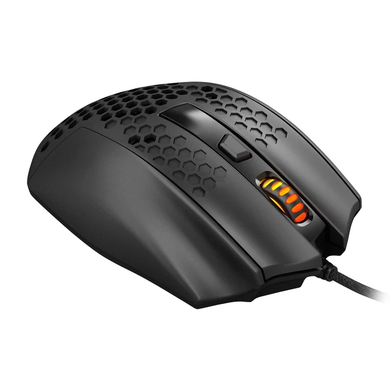 Redragon Bomber Lightweight Honeycomb Gaming Mouse (Black) (M722)