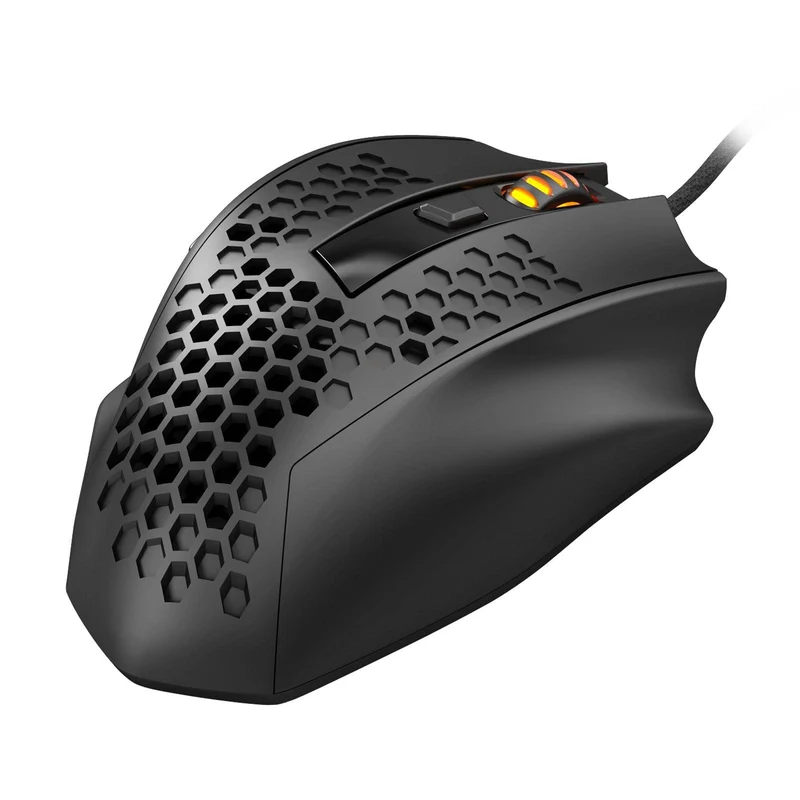 Redragon Bomber Lightweight Honeycomb Gaming Mouse (Black) (M722)