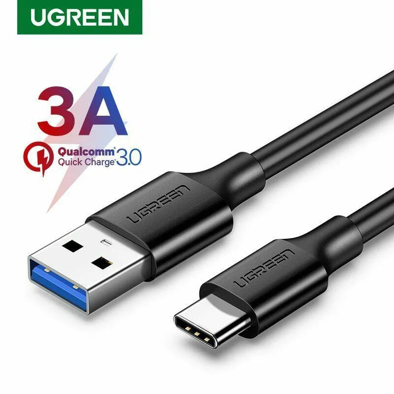 UGREEN USB 3.0 A Male To Type-C Male Cable Nickel Plating 0.5M (US184/20881)