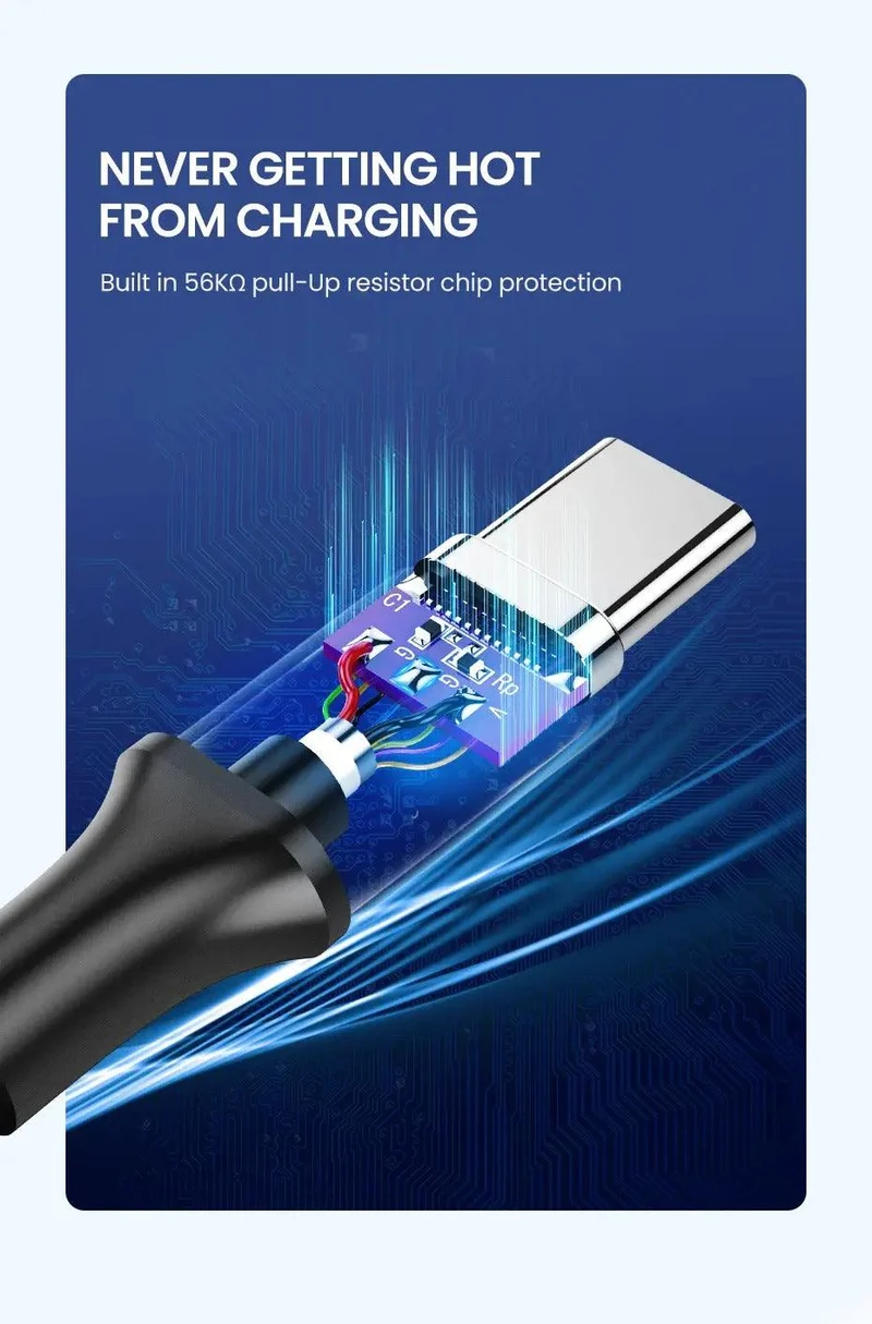 UGREEN USB 3.0 A Male To Type-C Male Cable Nickel Plating 0.5M (US184/20881)