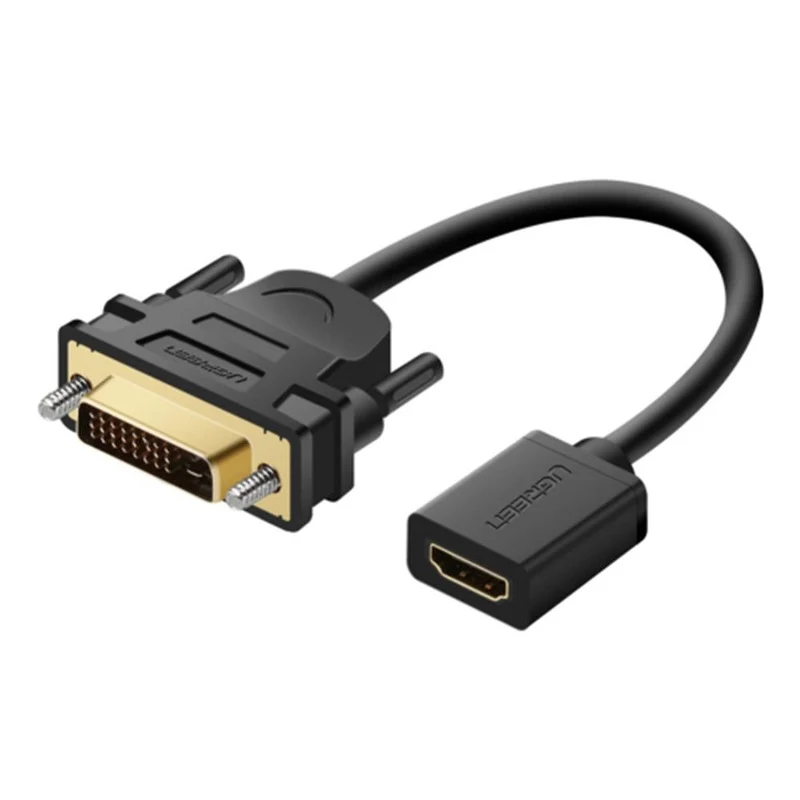 UGREEN DVI Male To HDMI Female Adapter Cable 22CM (20118)