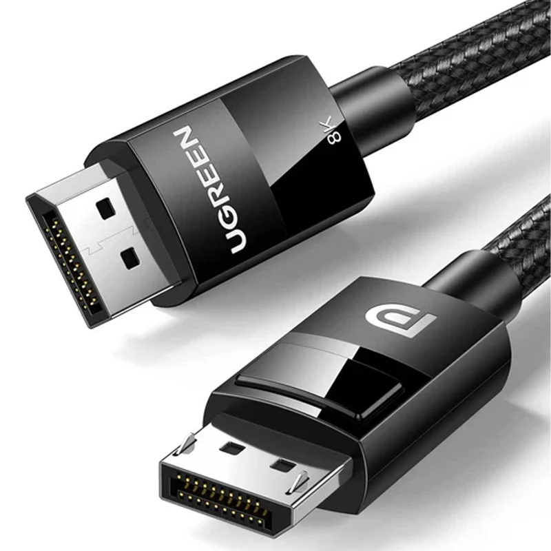 UGREEN DP 1.4 Male To Male Plastic Case Braided Cable 2M (DP114/80392)