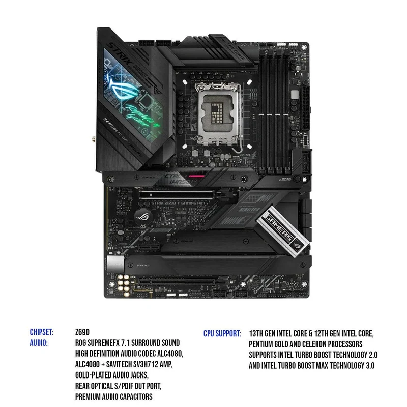 ASUS ROG Strix Z690-F Gaming Wifi Motherboard