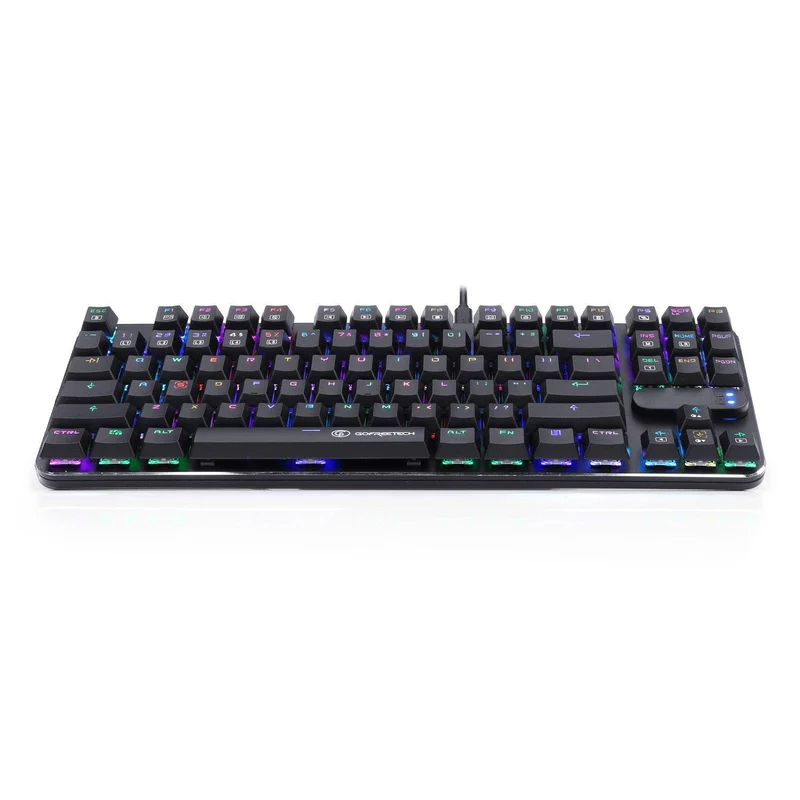 Gofreetech MK600 87-KEYS RGB Mechanical Gaming Keyboard (Brown Switch) + GFT M006 Wireless Optical Mouse Bundle