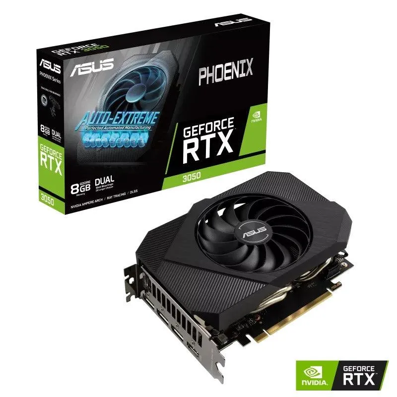 Asus GeForce RTX 3050 8GB Phoenix PCIE Graphics Card