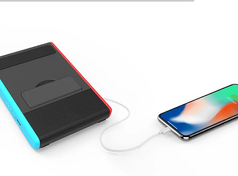 NSW DFY Switch Echo (Speaker/Powerbank/Kickstand) (Blue/Red)