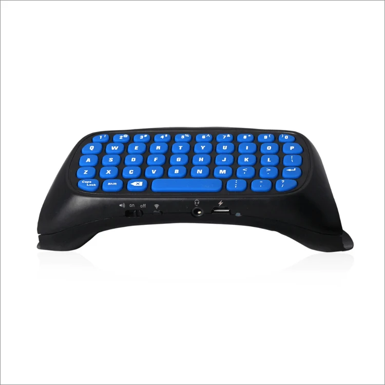 PS4 Wireless Keyboard for PS4 Controller (Dobe) (Blue/Black) TP4-022