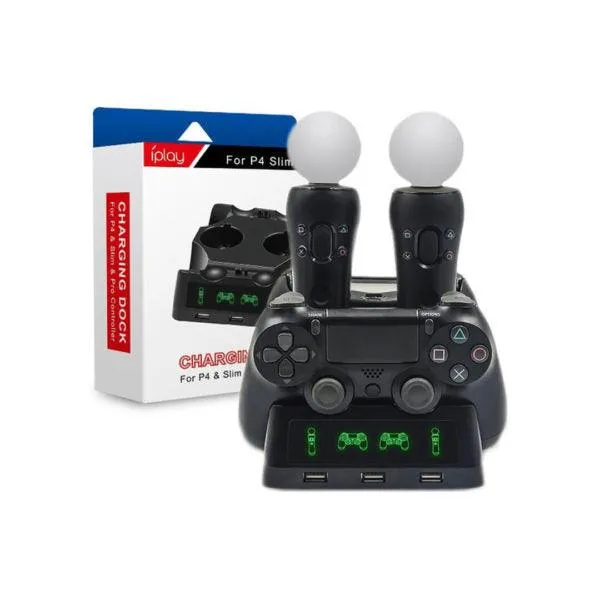 PS4 Iplay Charging Dock For PS4 Slim & Pro Controller (HBP-118)