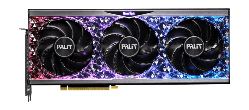 PALIT Geforce RTX 4080 Gamerock 16GB GDDR6X Graphics Card (Midnight Kaleidoscope)