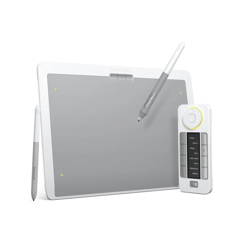 Xencelabs Pen Tablet Medium Bundle SE (Nebula White) (BPH1212W-K02A-SE)