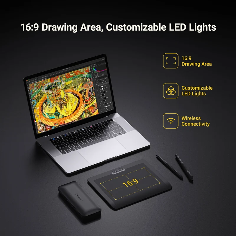 Xencelabs Pen Tablet Small (Carbon Black) (BPH0812W-A)