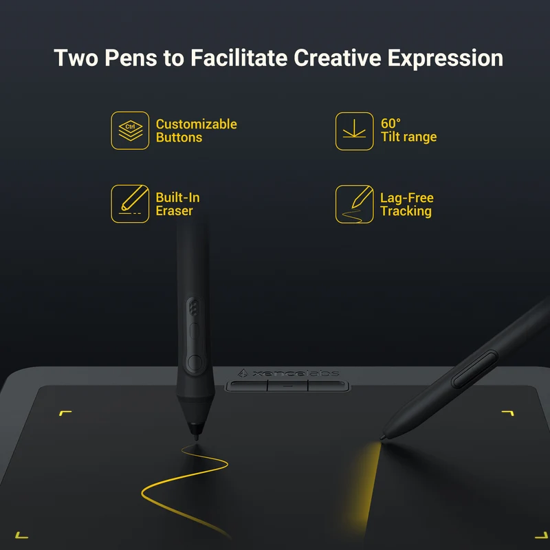 Xencelabs Pen Tablet Small (Carbon Black) (BPH0812W-A)