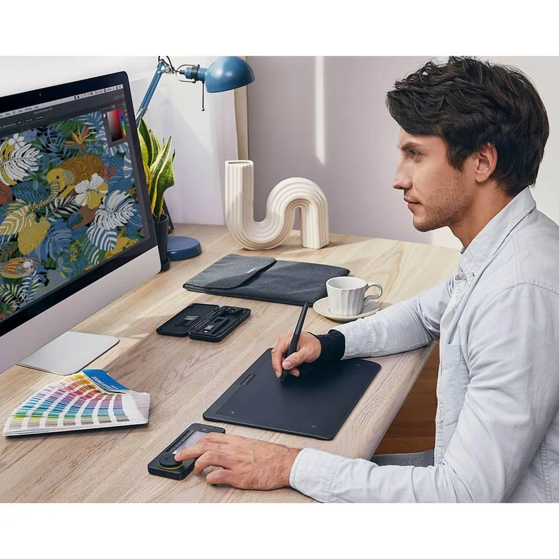 Xencelabs Pen Tablet Medium Bundle (Carbon Black) (BPH1212W-K02A)