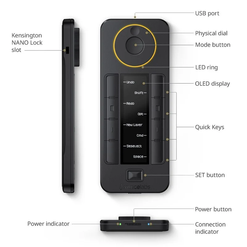 Xencelabs Quick Keys (Carbon Black)