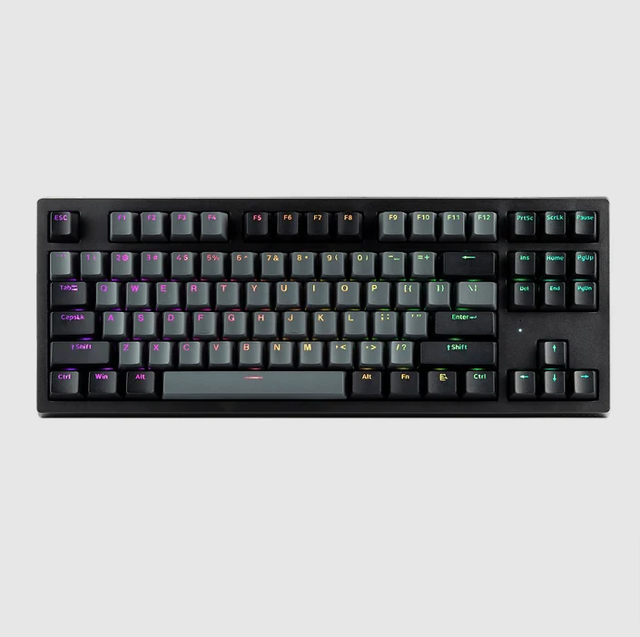 Tecware Phantom+ Elite 87-Keys RGB Wireless/Wired Black Mechanical Keyboard (Pre-Lubed Wraith Brown Tactile Switches)