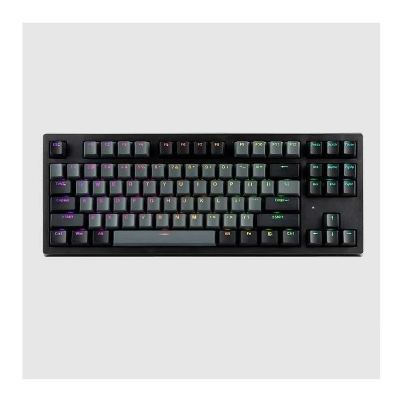 Tecware Phantom+ Elite 87-Keys RGB Wireless/Wired Black Mechanical Keyboard (Pre-Lubed Wraith Pink Linear Switches)