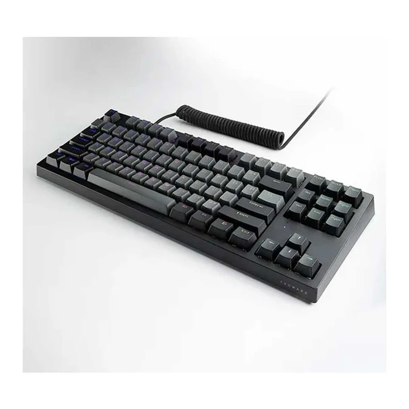 Tecware Phantom+ Elite 87-Keys RGB Wireless/Wired Black Mechanical Keyboard (Pre-Lubed Wraith Pink Linear Switches)